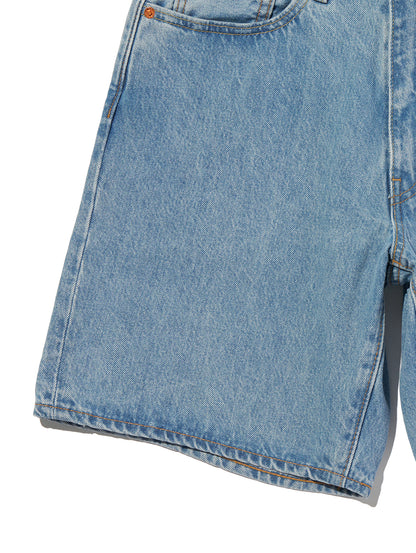 468™ ルーズ ショートジーンズ ライトインディゴ 