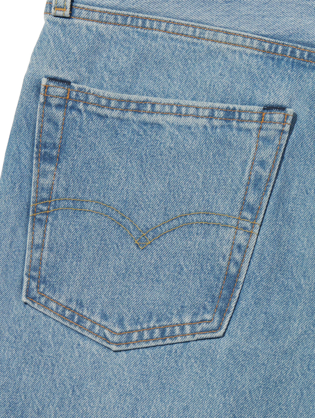 468™ ルーズ ショートジーンズ ライトインディゴ 