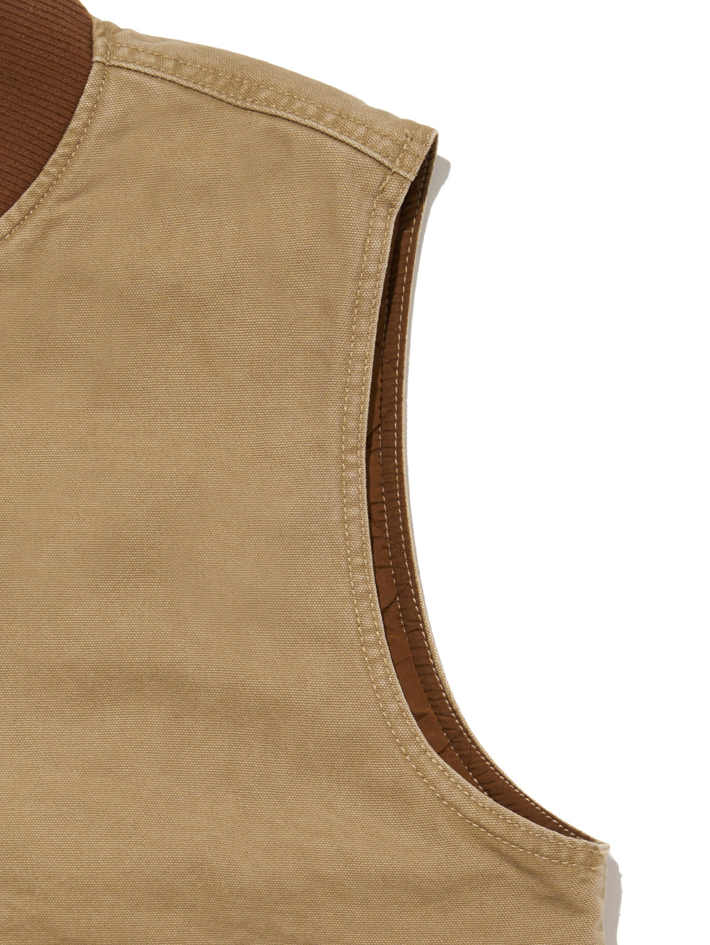 WORKWEAR SANSOME ベスト ベージュ TIGER'S EYE 