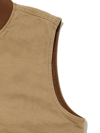 WORKWEAR SANSOME ベスト ベージュ TIGER'S EYE 