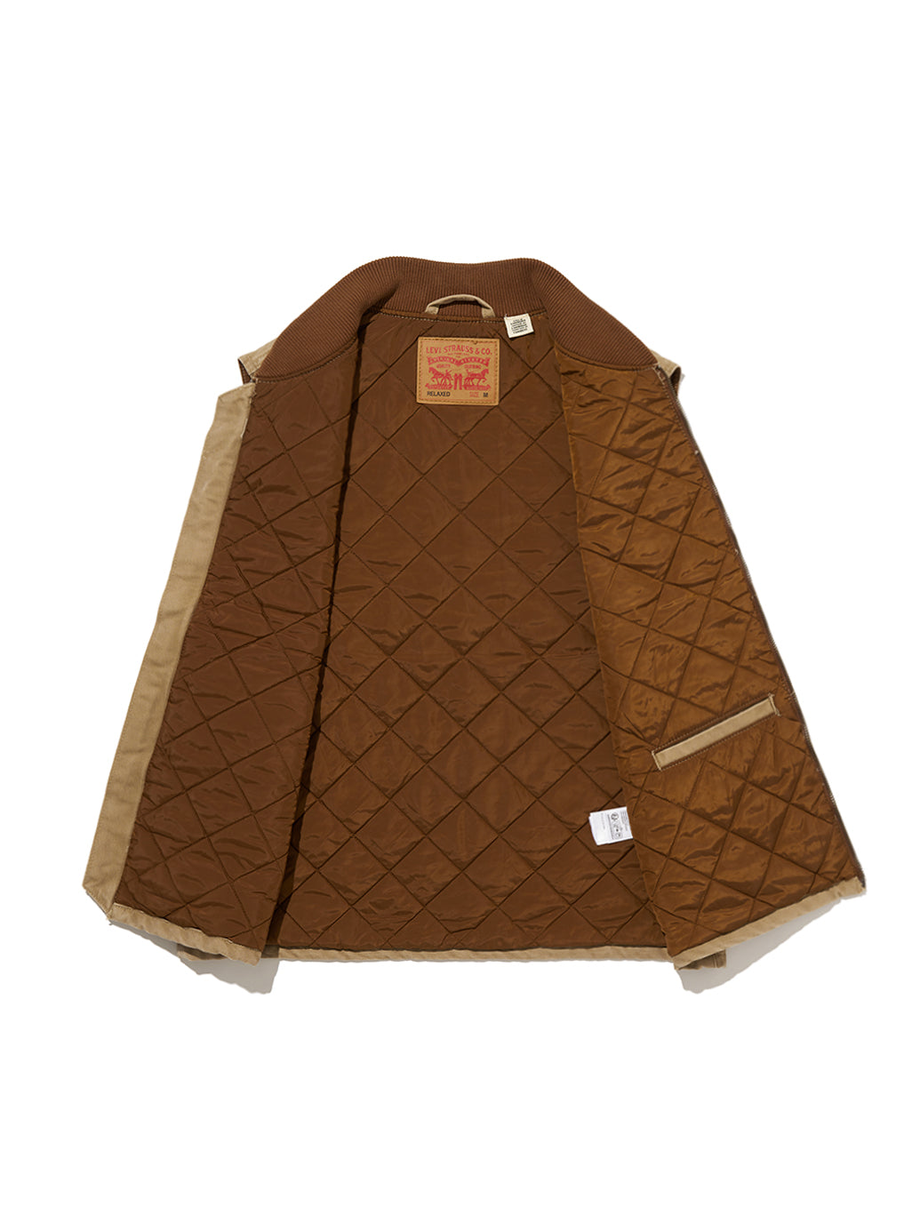 WORKWEAR SANSOME ベスト ベージュ TIGER'S EYE 