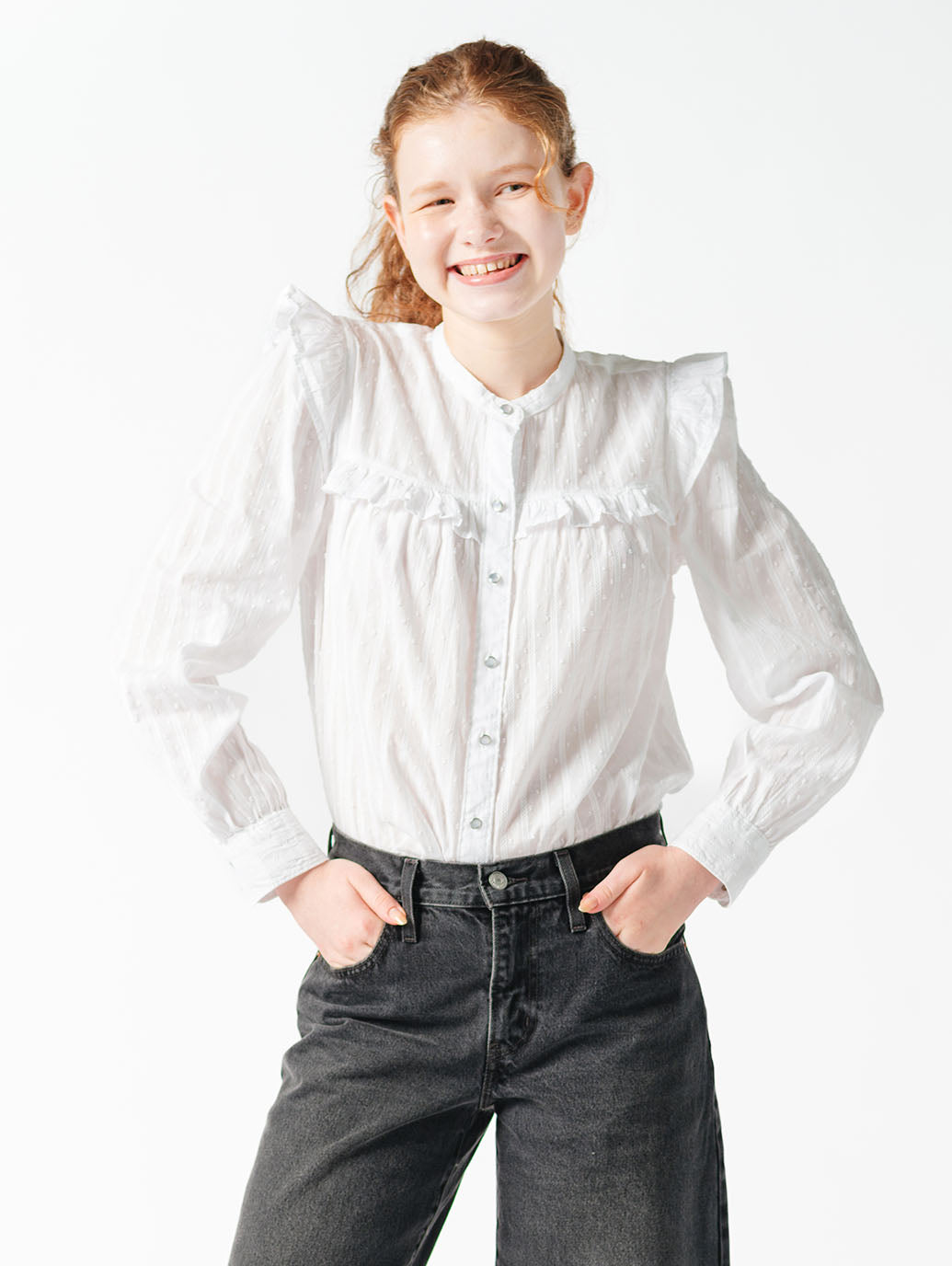 MARIE’S CLOSET GIANNA ブラウス ホワイト BRIGHT WHITE 