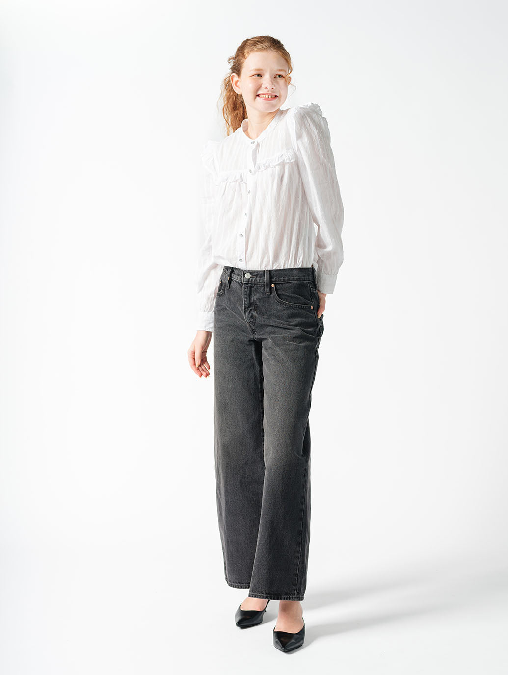 MARIE’S CLOSET GIANNA ブラウス ホワイト BRIGHT WHITE 