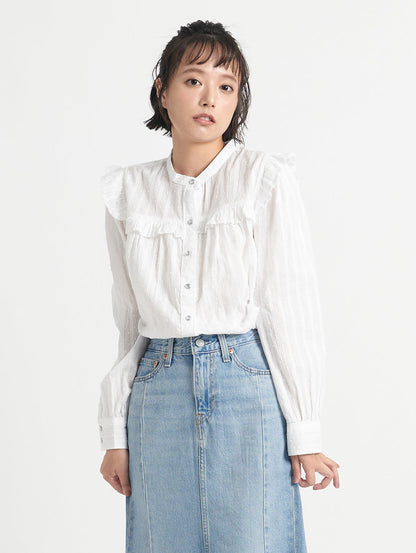 MARIE’S CLOSET GIANNA ブラウス ホワイト BRIGHT WHITE 