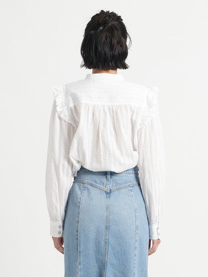 MARIE’S CLOSET GIANNA ブラウス ホワイト BRIGHT WHITE 