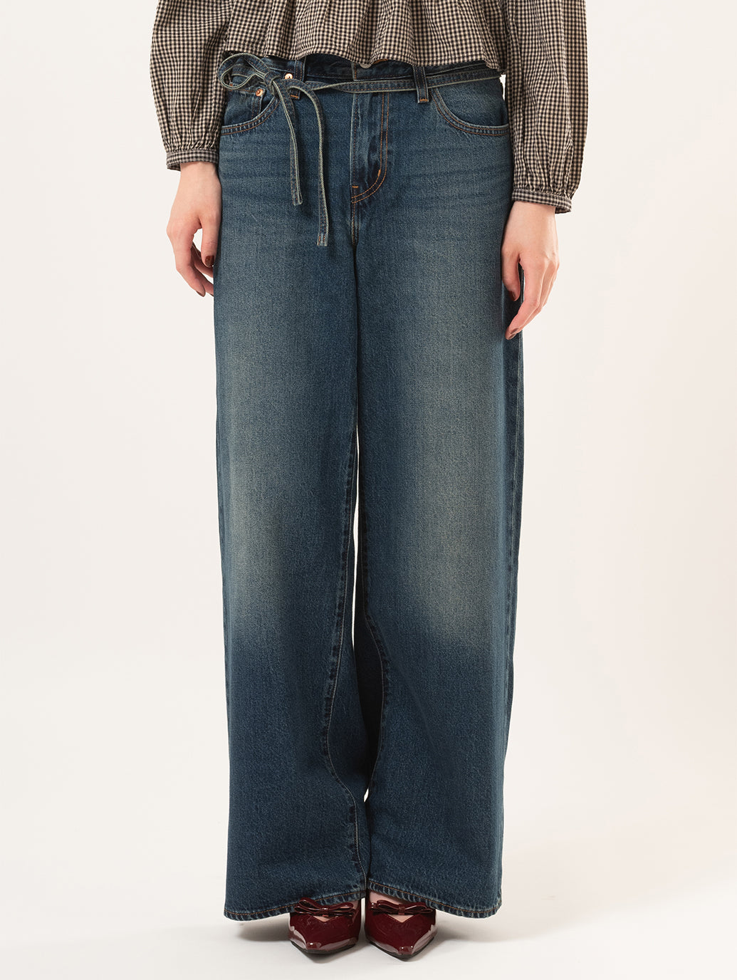 XL STRAIGHT ジーンズ ダークインディゴ