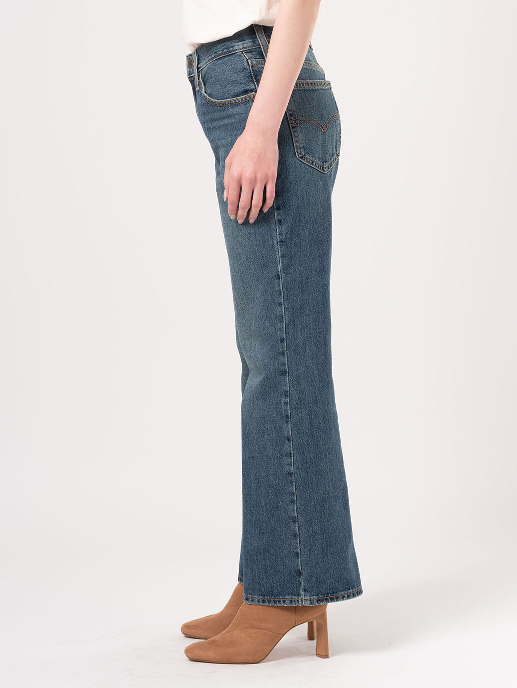 94 BAGGY ジーンズ ブーツカット ミディアムインディゴ 