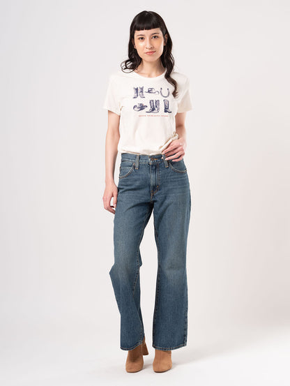 94 BAGGY ジーンズ ブーツカット ミディアムインディゴ 