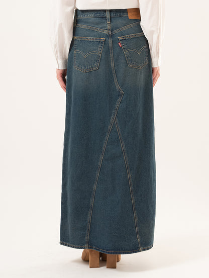 ICONIC ロングスカート ミディアムインディゴ