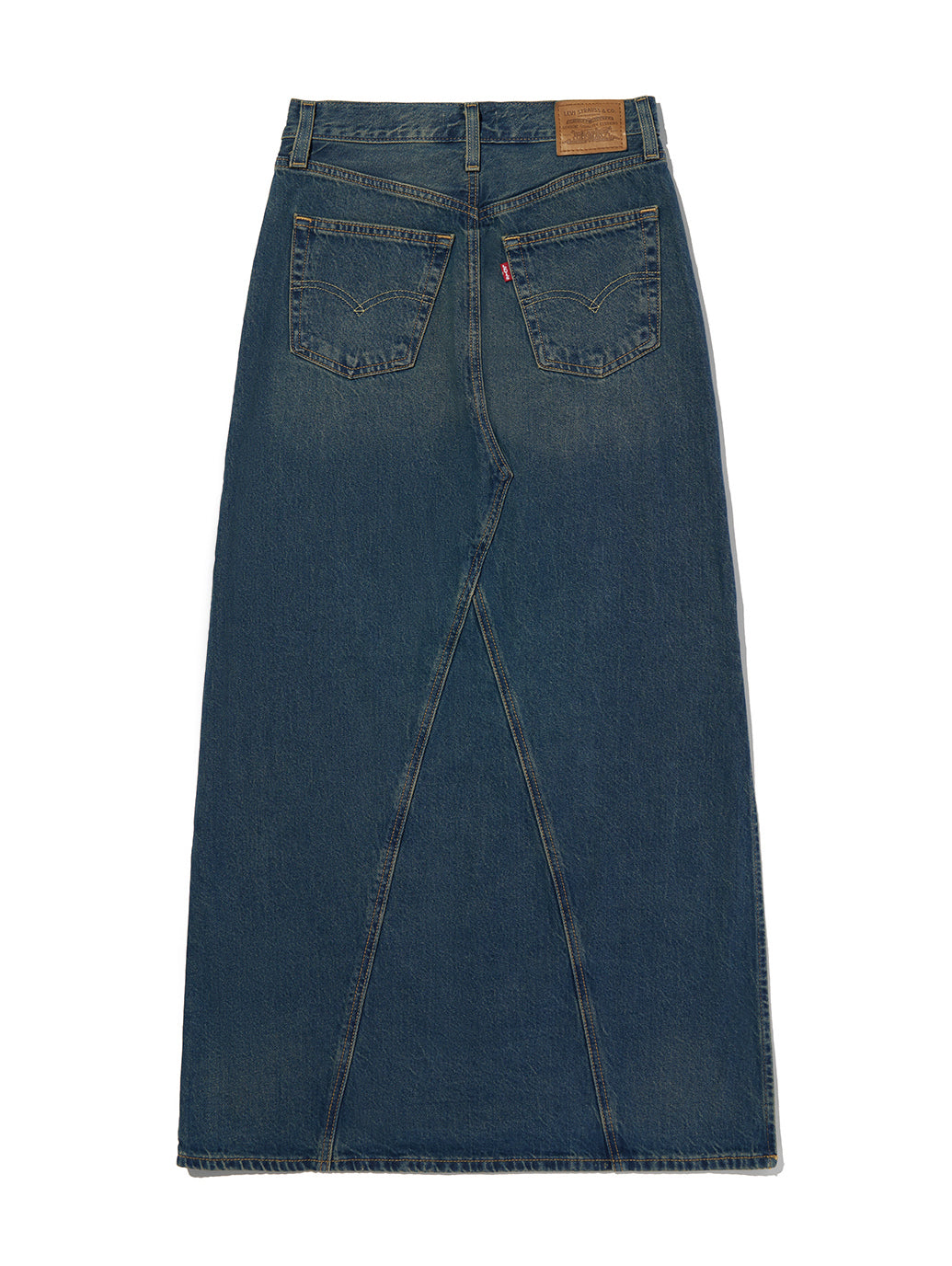 ICONIC ロングスカート ミディアムインディゴ