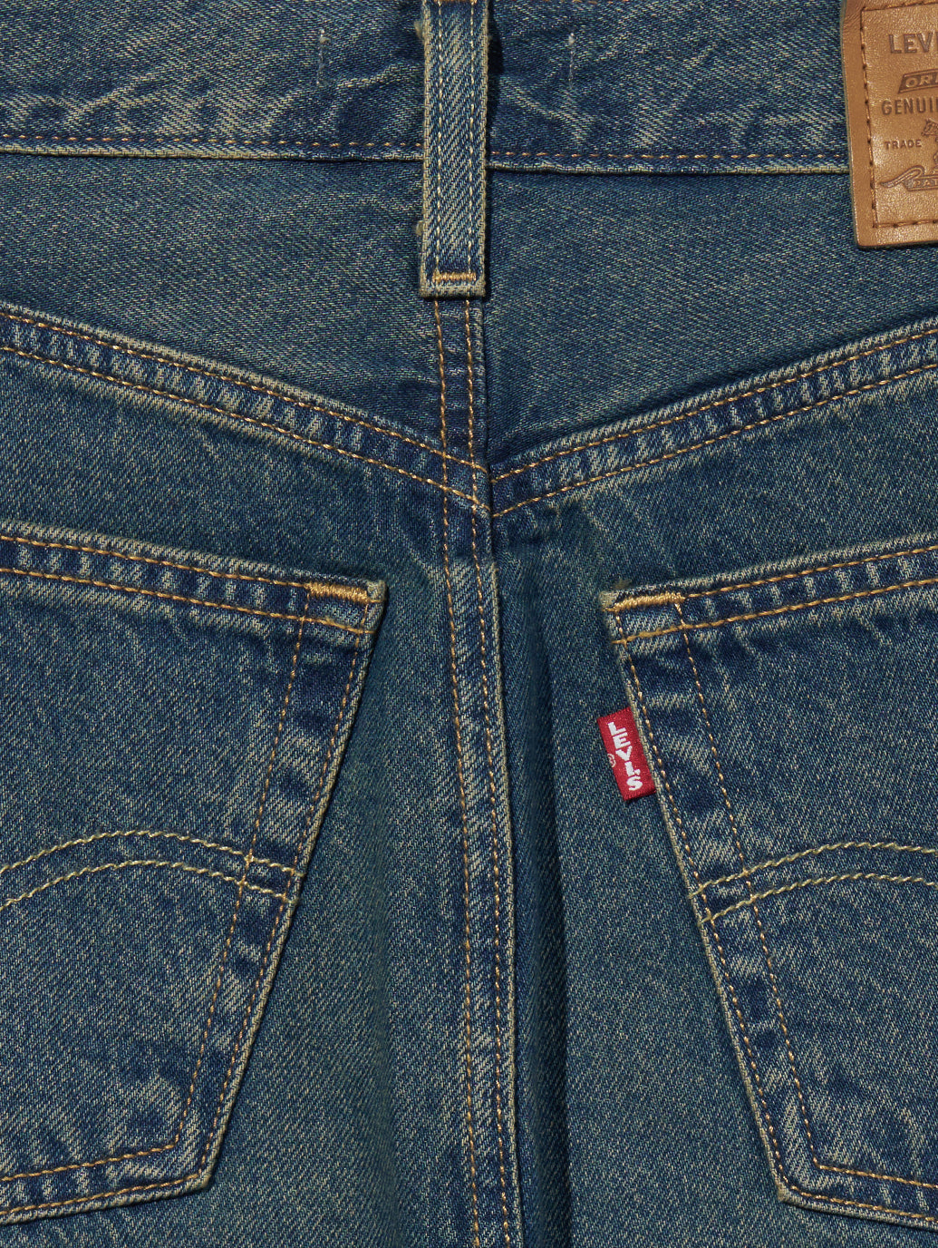 ICONIC ロングスカート ミディアムインディゴ