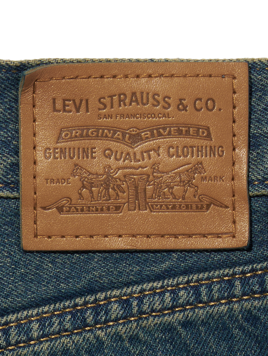 ICONIC ロングスカート ミディアムインディゴ