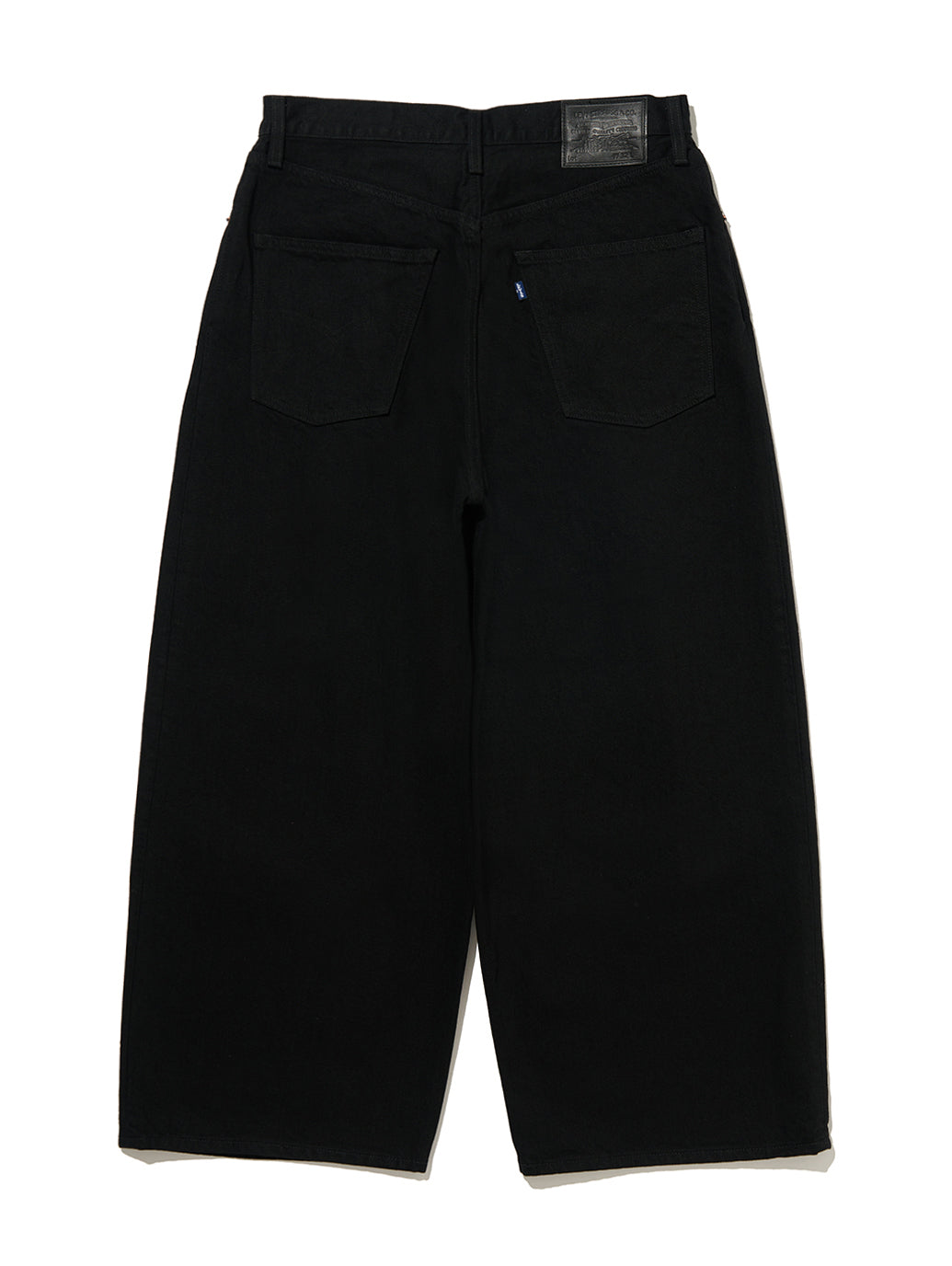 ワイドプリーツ CROP ブラック GRANITE MADE OF JAPAN 