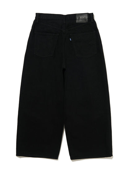 ワイドプリーツ CROP ブラック GRANITE MADE OF JAPAN 