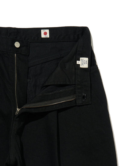 ワイドプリーツ CROP ブラック GRANITE MADE OF JAPAN 