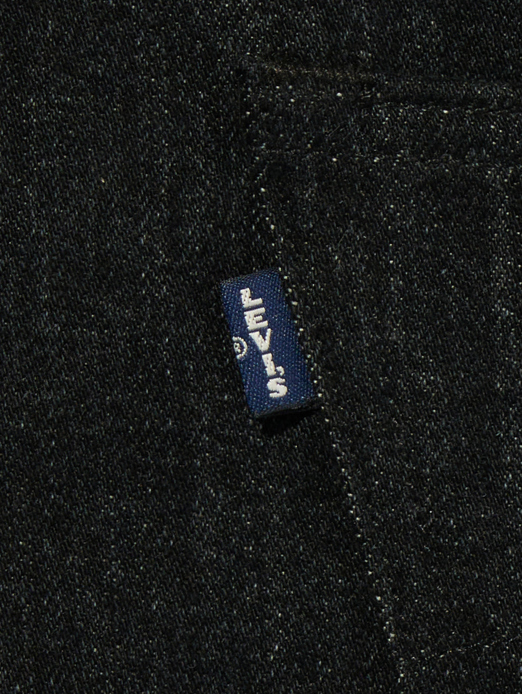 BLUETAB™ ワイドプリーツ CROP ジーンズ ブラック