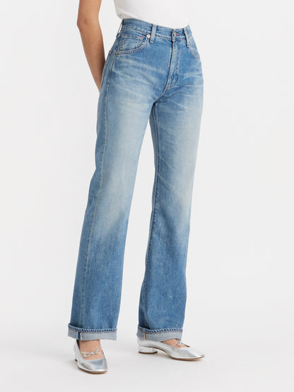 PLANK ストレート ミディアムインディゴ MADE OF JAPAN