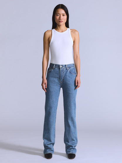 BLUETAB™ PLANK ストレートジーンズ ミディアムインディゴ 