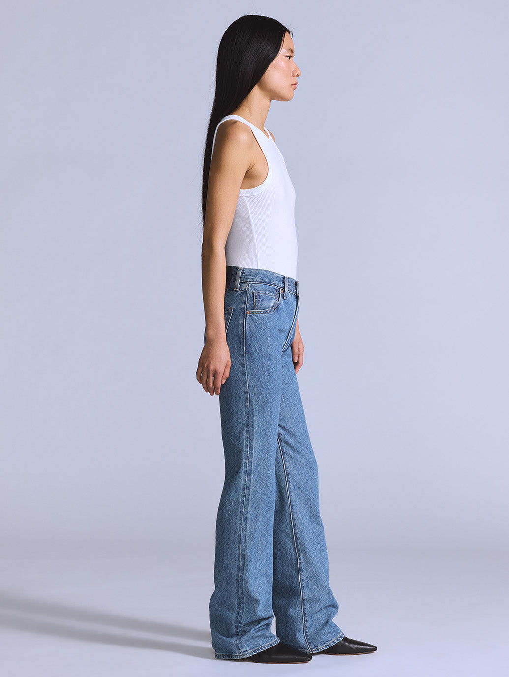 BLUETAB™ PLANK ストレートジーンズ ミディアムインディゴ 