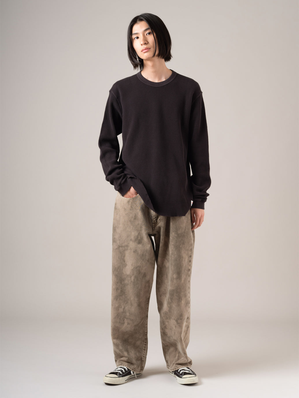 ロングスリーブ リラックスサーマルTシャツ