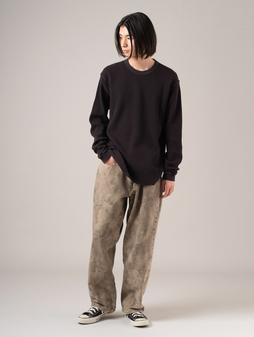 ロングスリーブ リラックスサーマルTシャツ