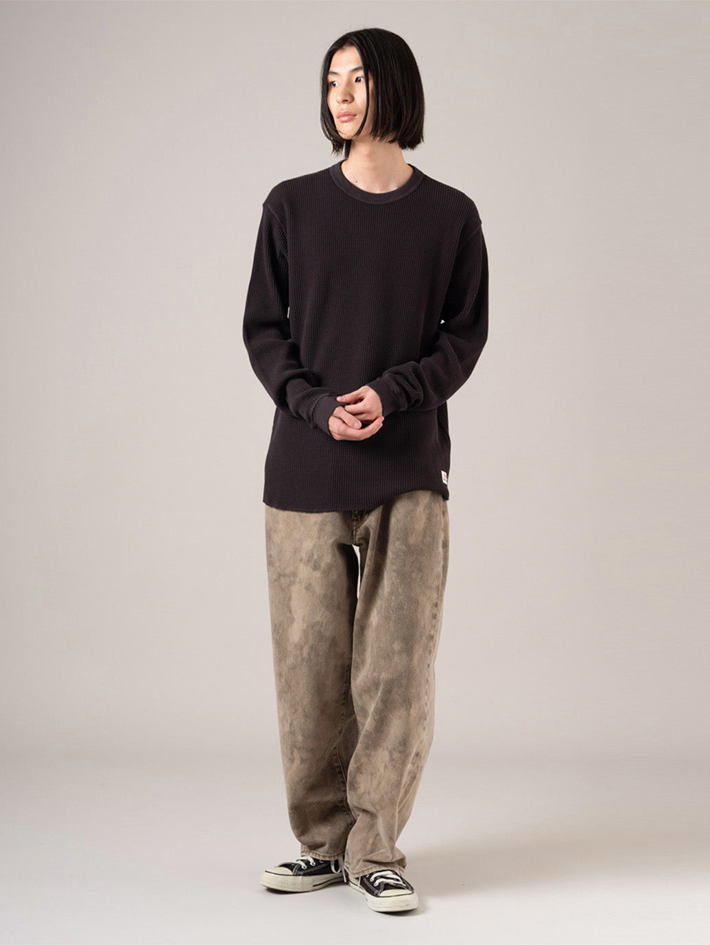 ロングスリーブ リラックスサーマルTシャツ