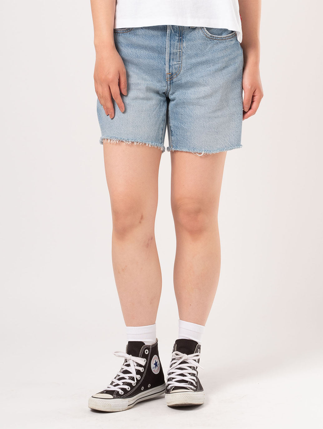 501® MID THIGH ショーツ ライトインディゴ