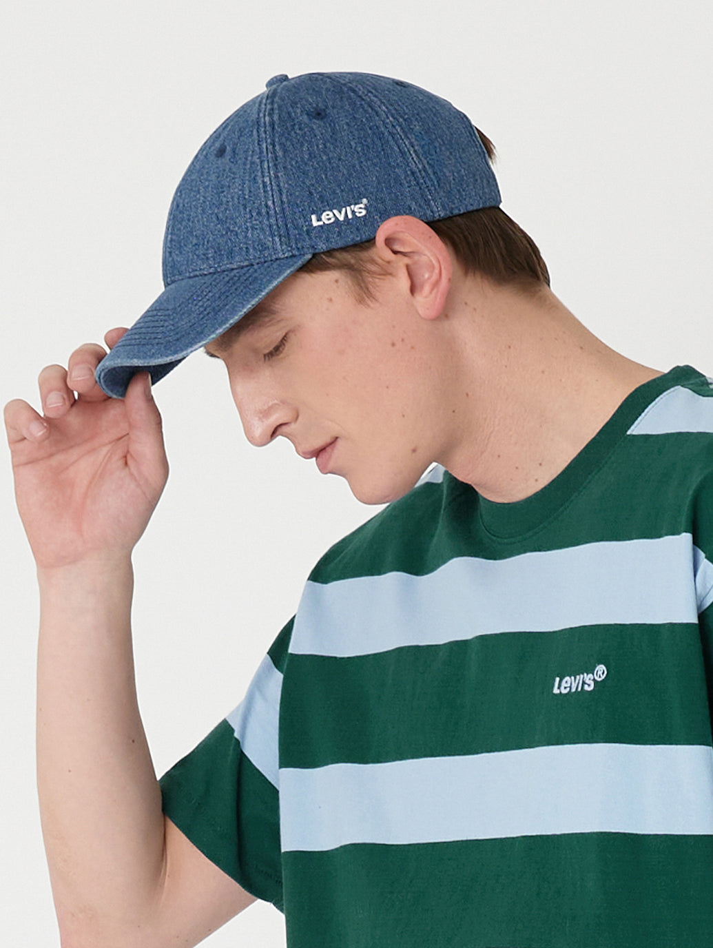 ベースボールキャップ インディゴ 