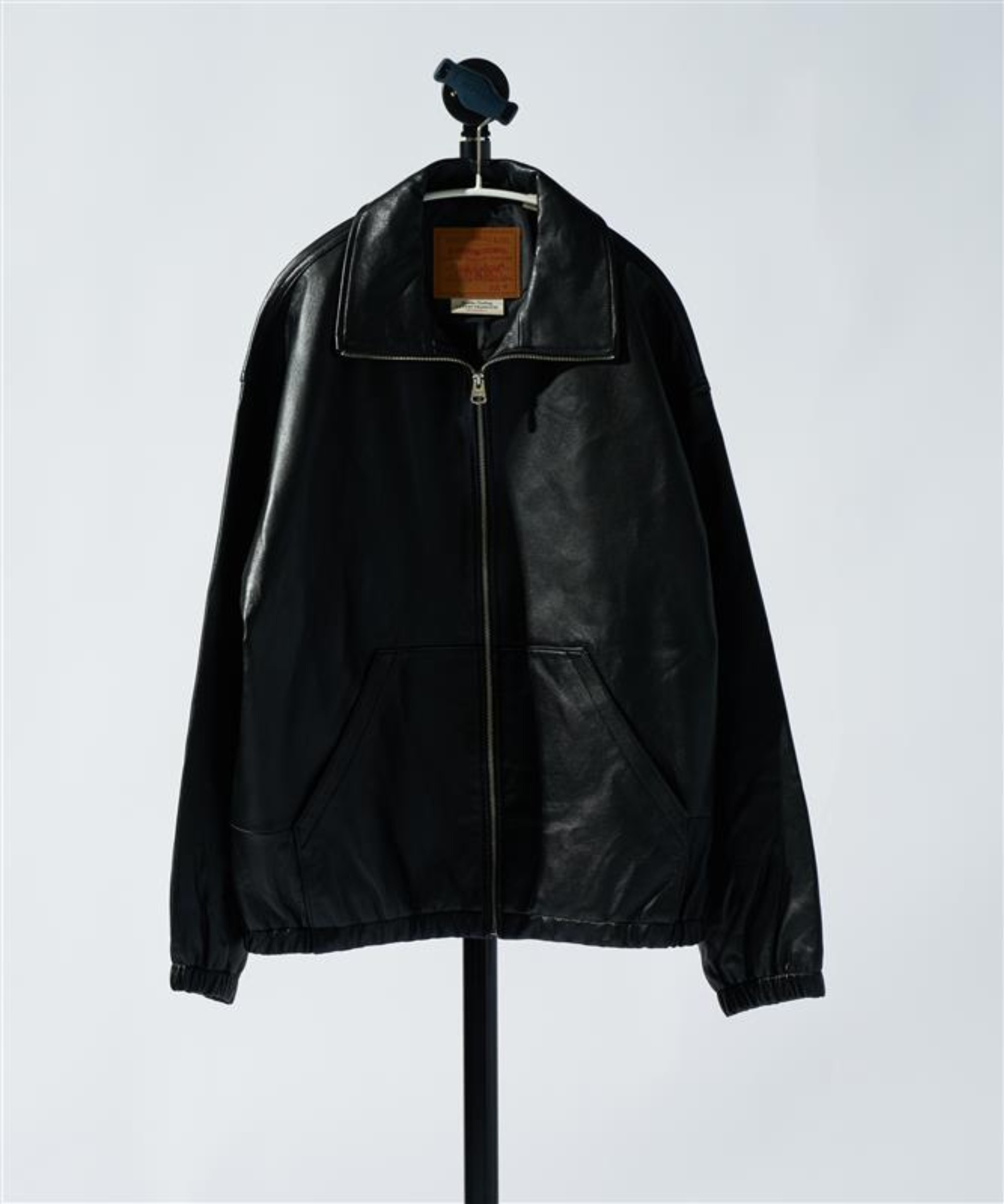ジャケット・アウター Levi's PREMIUM BLACK FULLZIP SPORTS PREMIUM BLACK FULLZIP SPORTS LEATHER JACKET | リーバイス(Levi's