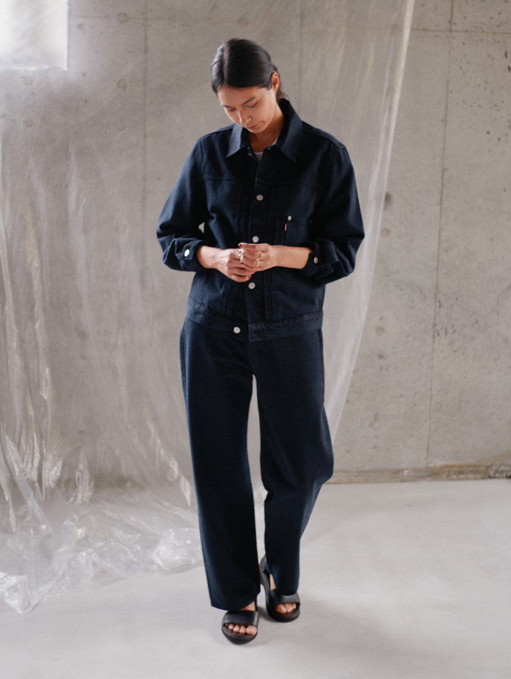 PREMIUM BLACK 501® LOOSE JEANS
