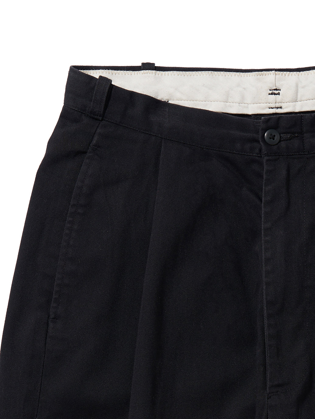 SKATE CUSTOMIZED ONE TUCK LOOSE CHINO TROUSERS S/D