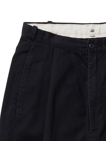 SKATE CUSTOMIZED ONE TUCK LOOSE CHINO TROUSERS S/D