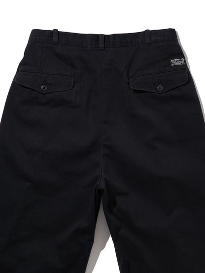 SKATE CUSTOMIZED ONE TUCK LOOSE CHINO TROUSERS S/D