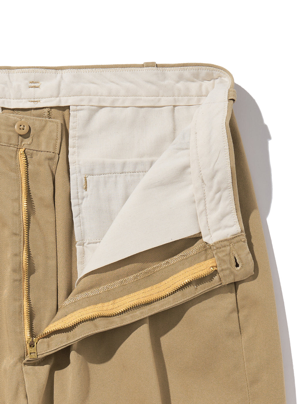 SKATE CUSTOMIZED ONE TUCK LOOSE CHINO TROUSERS S/D