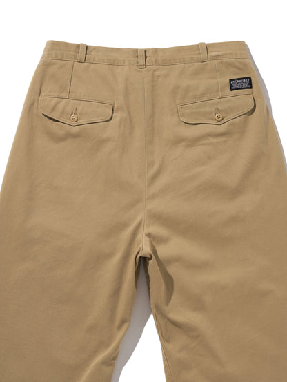 SKATE CUSTOMIZED ONE TUCK LOOSE CHINO TROUSERS S/D