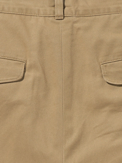 SKATE CUSTOMIZED ONE TUCK LOOSE CHINO TROUSERS S/D