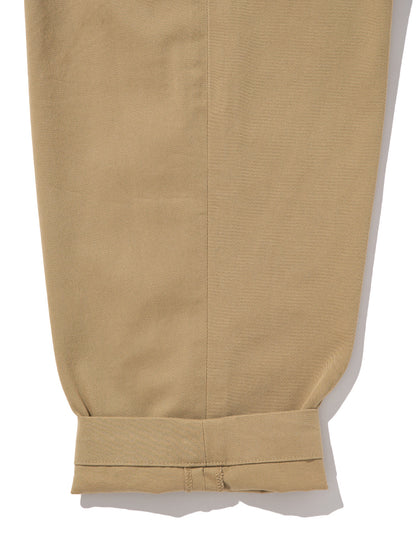 SKATE CUSTOMIZED ONE TUCK LOOSE CHINO TROUSERS S/D