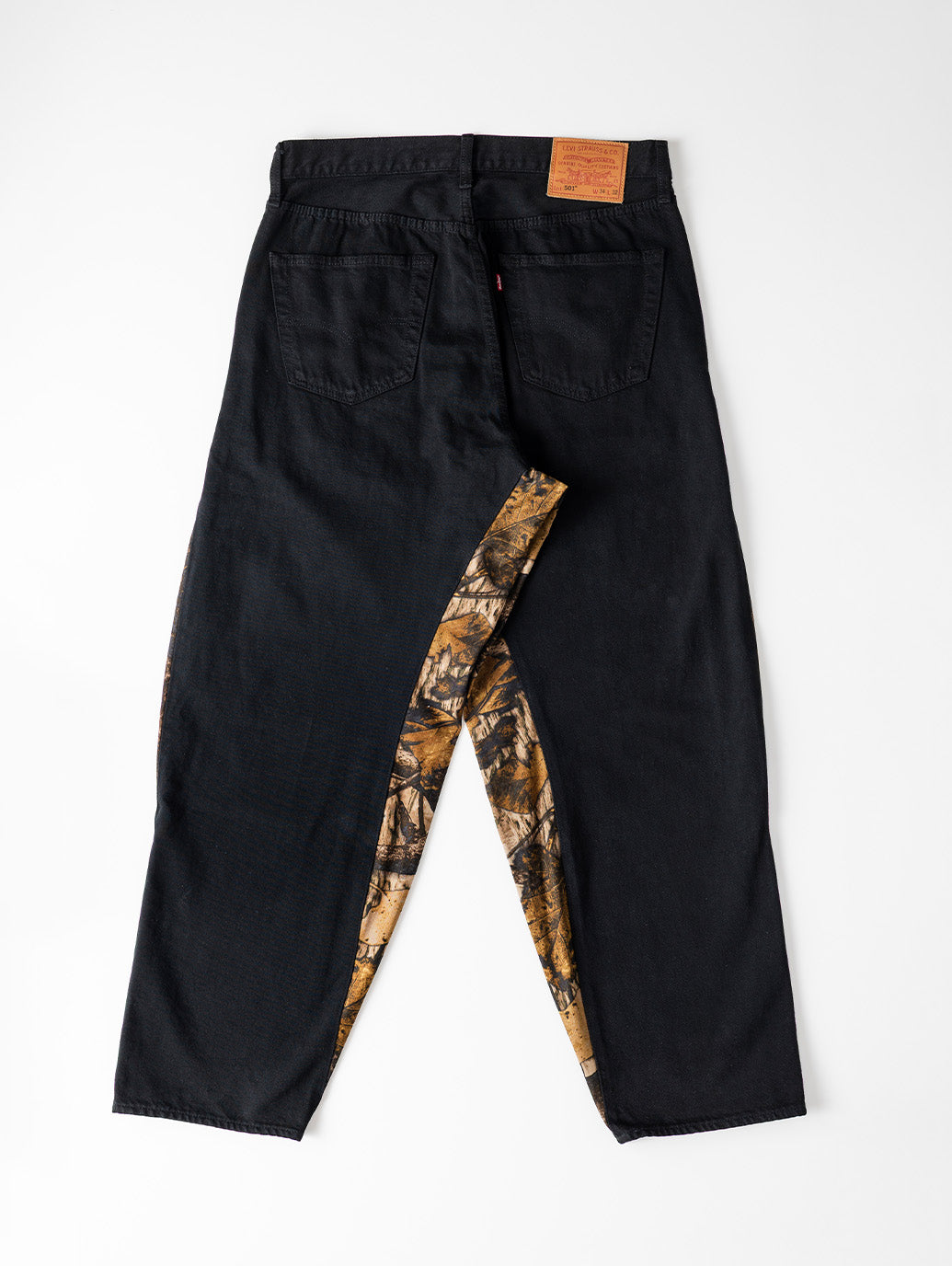 501® CUSTOMIZED EXPANSION BAGGY JEANS V2 S/D BLACK – リーバイス