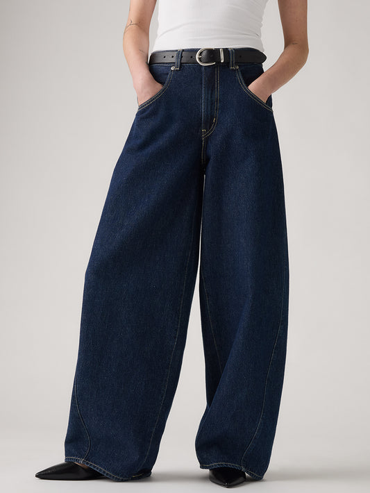 SUPER BAGGY バレルジーンズ ダークインディゴ