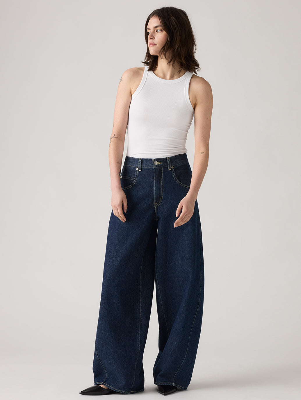 LEVI'S SUPER BAGGY バレルジーンズダークインディゴW25L30 SUPER BAGGY バレルジーンズ ダークインディゴ – リーバイス®公式