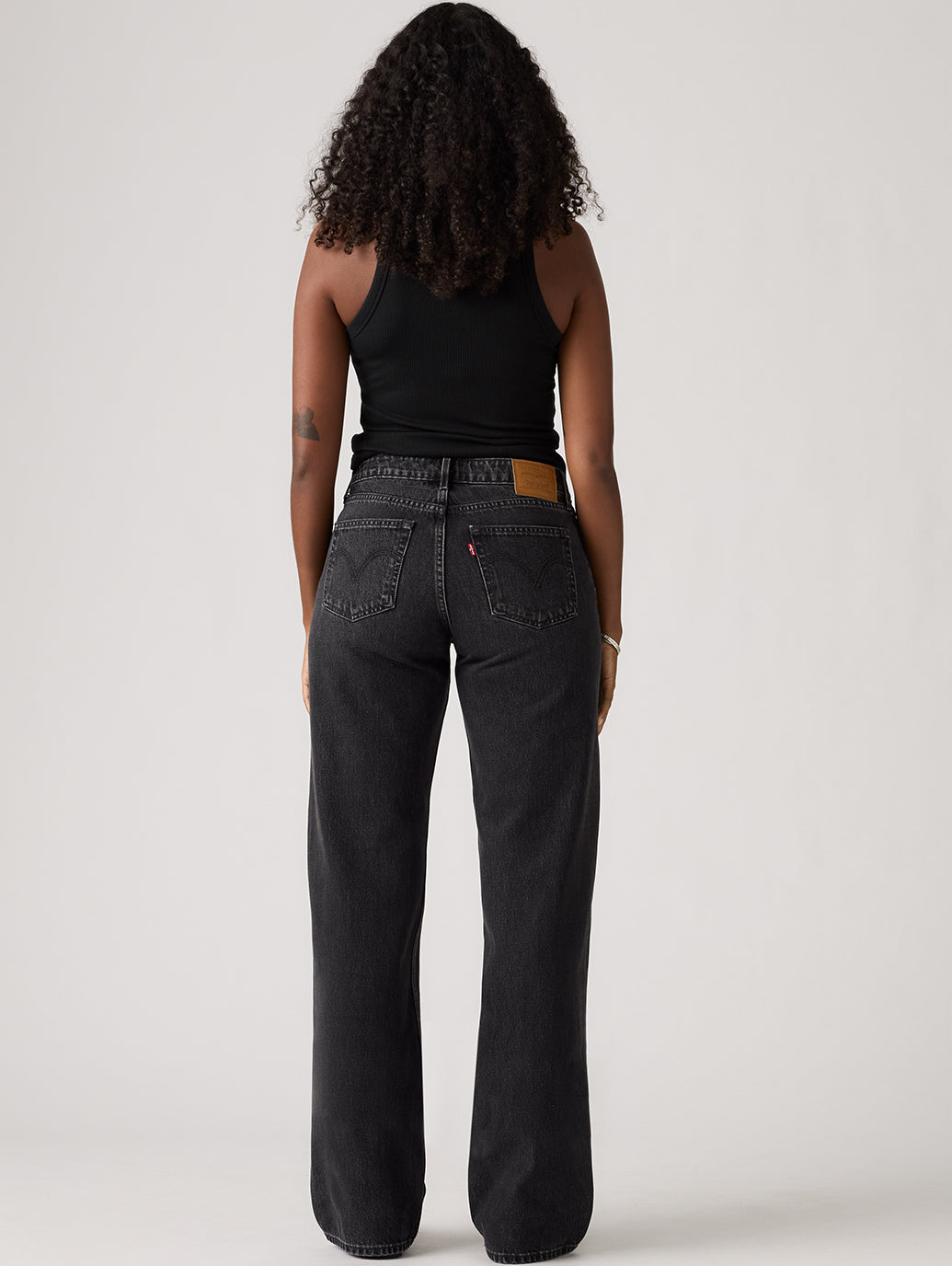 LOW LOOSE ジーンズ ブラック