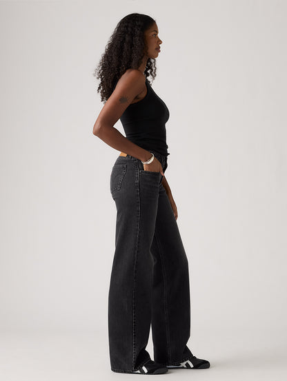 LOW LOOSE ジーンズ ブラック