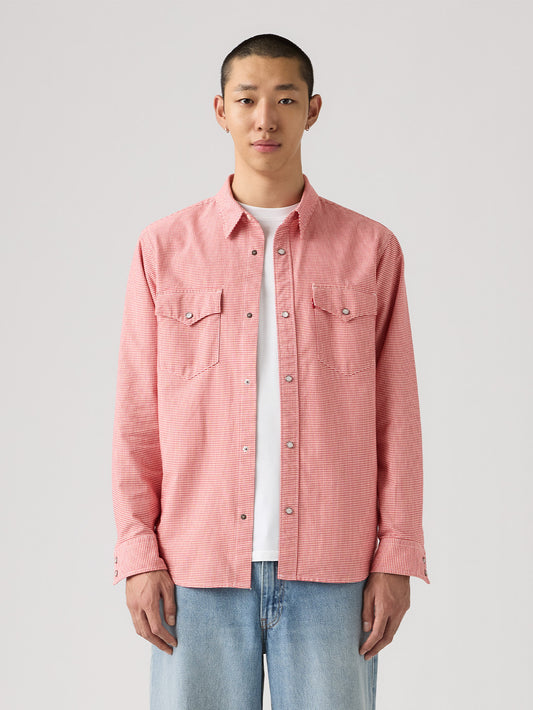 リラックスフィット ウエスタンシャツ