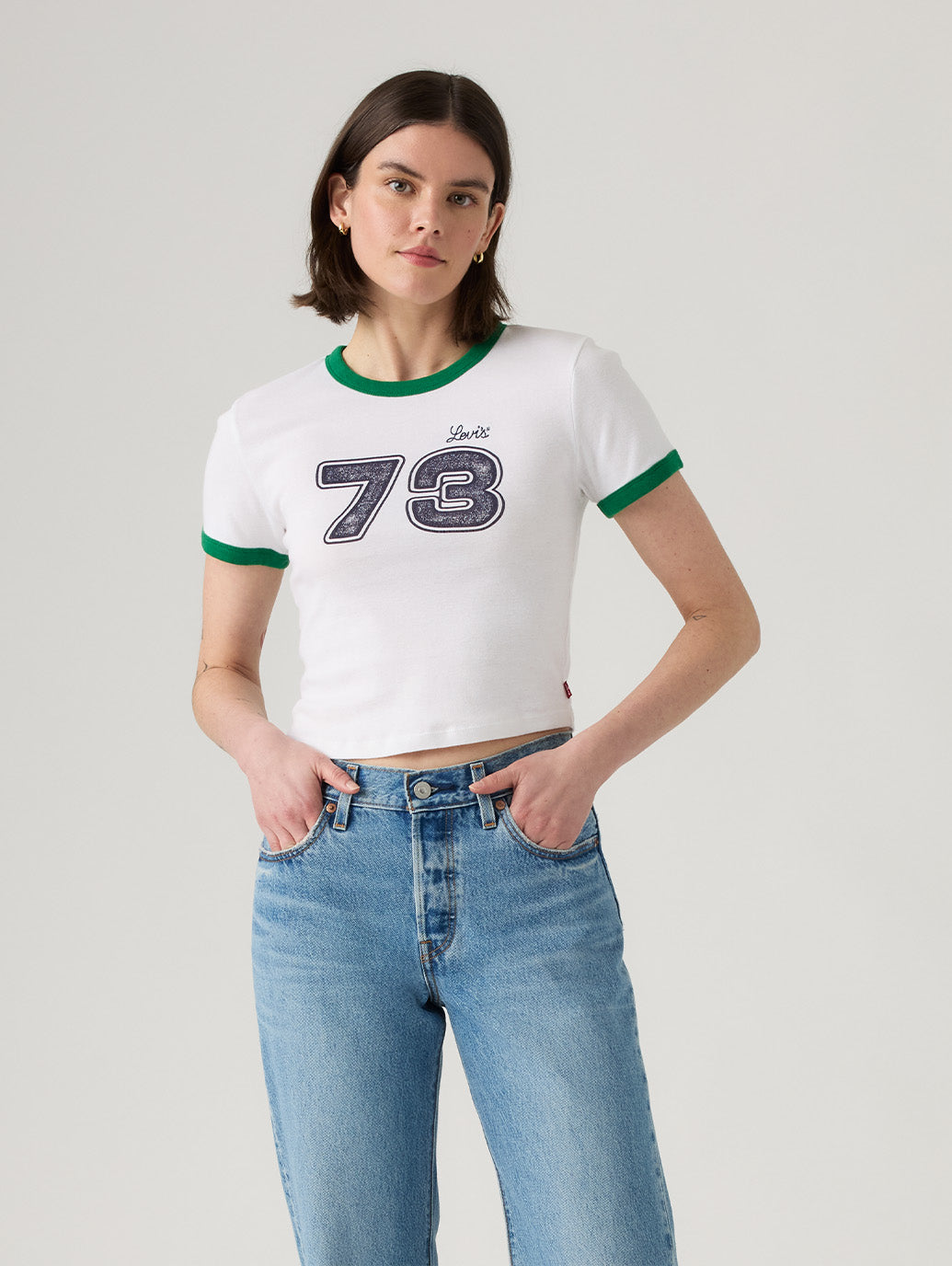 グラフィック ミニ リンガーTシャツ