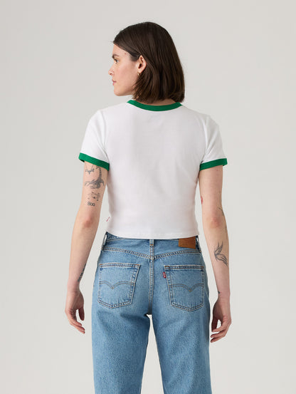 グラフィック ミニ リンガーTシャツ