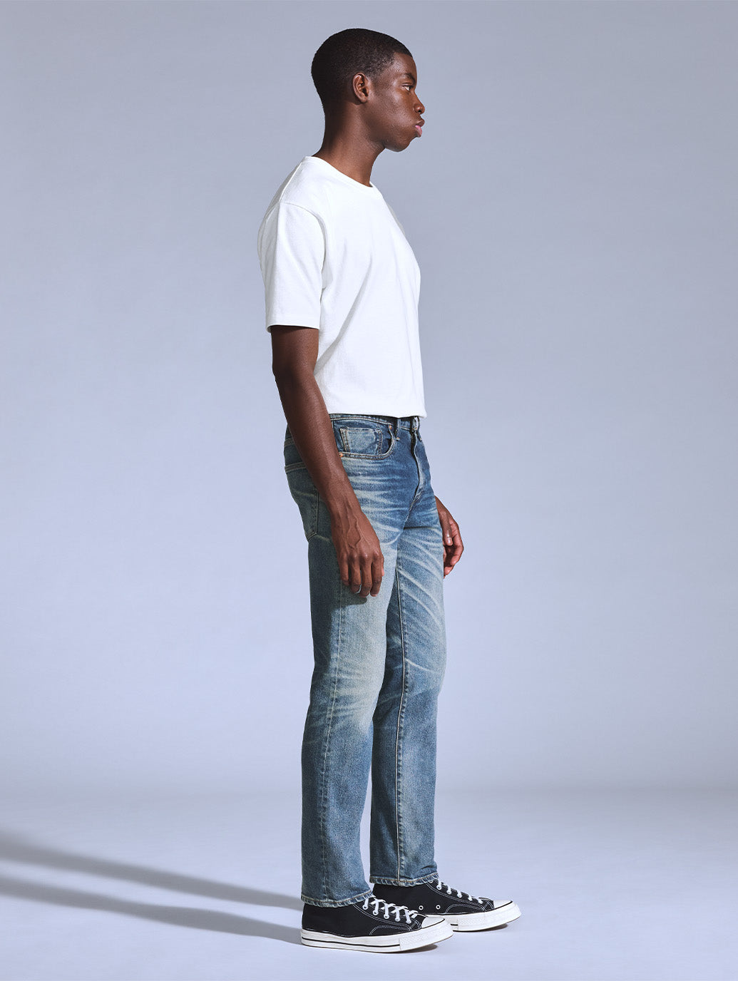 BLUETAB™ 502™ テーパードジーンズ ミディアムインディゴ MADE IN JAPAN 