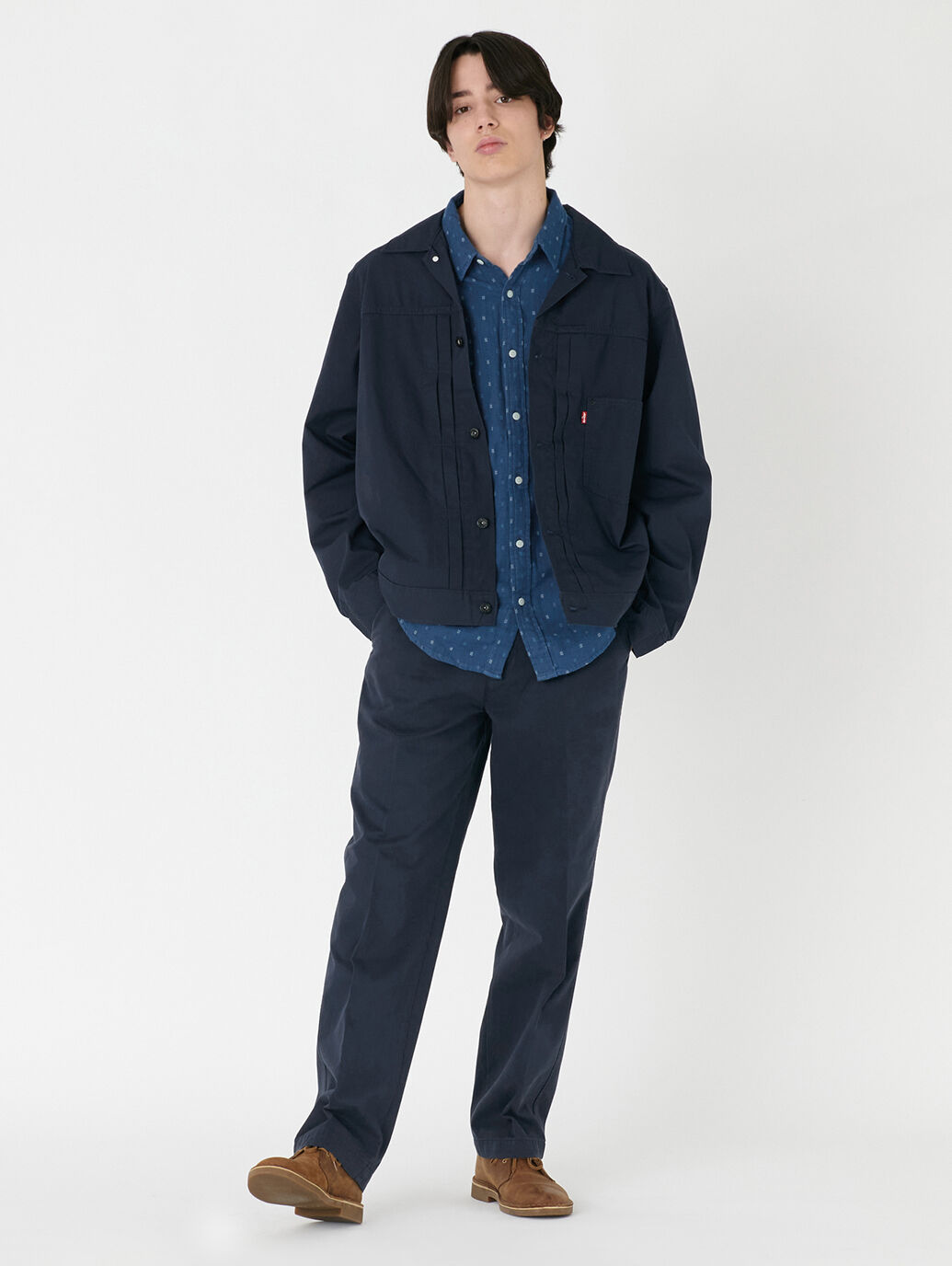 TYPE I トラッカージャケット ブルー NAVY BLAZER｜リーバイス® 公式通販