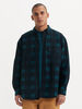 LEVI'S® SKATE 長袖シャツ ブラック PLAID BLACK