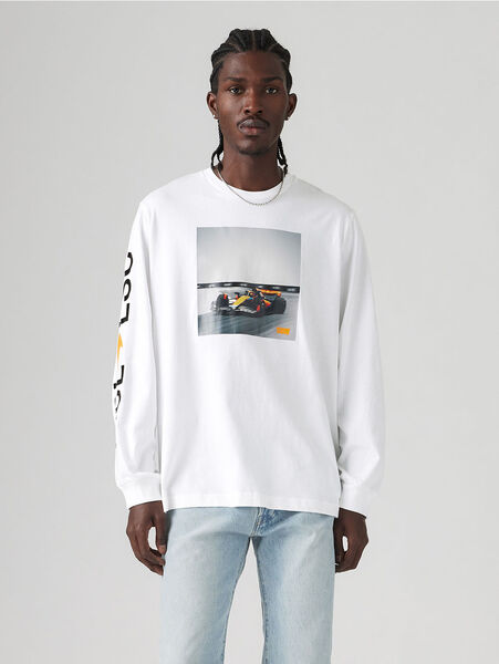 LEVI'S® x MCLAREN グラフィック ロングスリーブTシャツ ホワイト