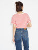 MARGOT ボーダーTシャツ レッド STRIPE CORAL RED